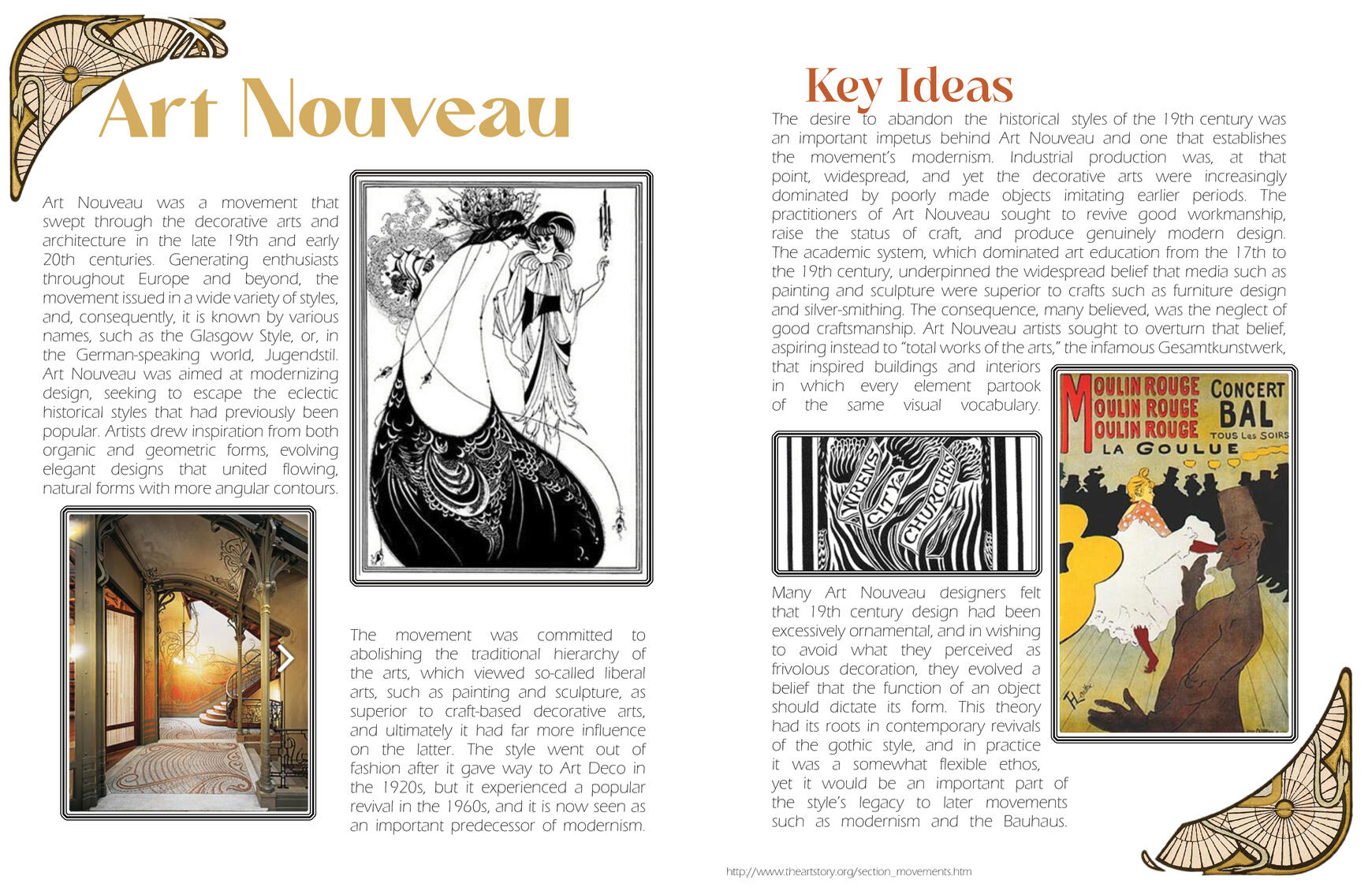 Art Nouveau Layout