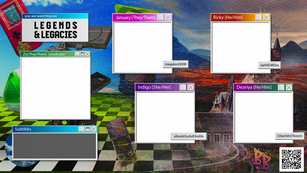 Legends & Legacies stream overlay - live