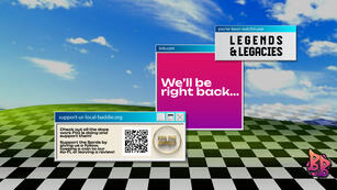 Legends & Legacies stream overlay - brb